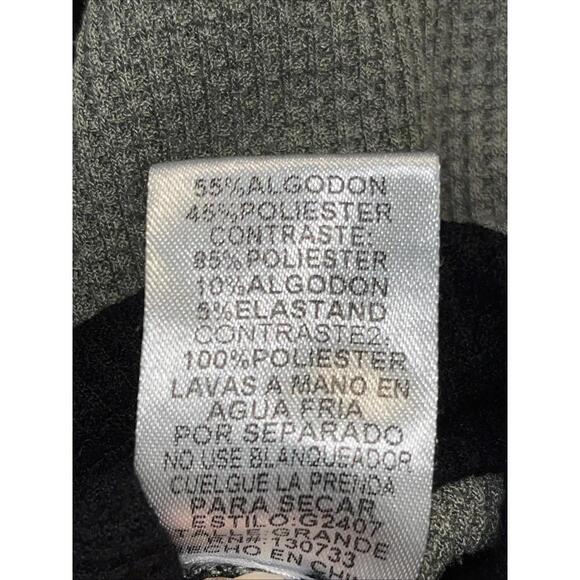 Umgee Patchwork Multicolor Cheetah Thermal Knit Size Large - Picture 8 of 8